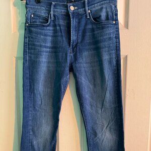 Mother Jeans Mid Rise Dazzler Crop Fray - Size 27 Squeeze It